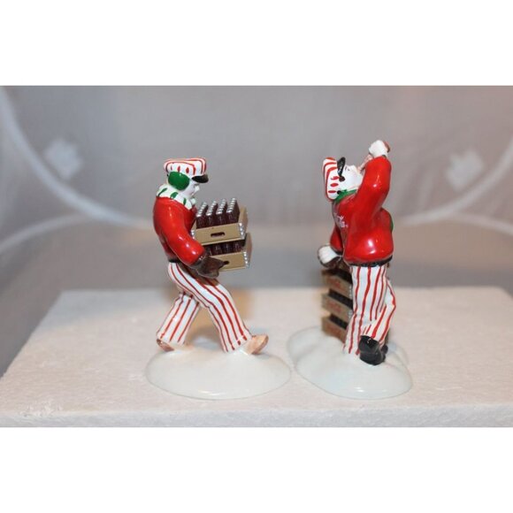 Dept 56 Snow Village - Coca Cola Delivery Men - Picture 4 of 6